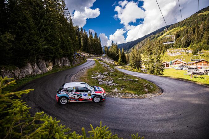 Réhane Gany au Rallye Mont-Blanc Morzine