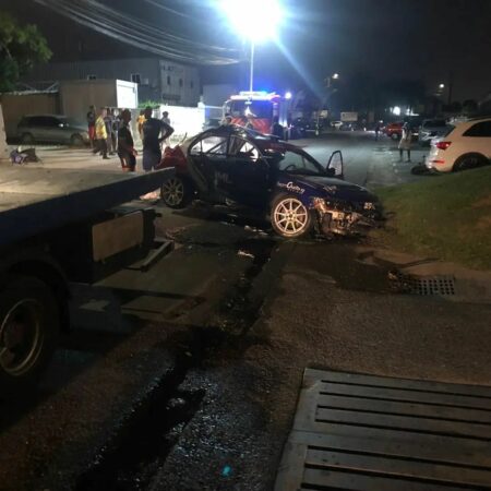 Accident Jean-Marie Chateauneuf à Jarry en Guadeloupe