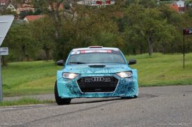 Le tahitien Jose Laibe en Audi A1 Action Rallye Alsa ce Bossue crédits Jean Marie Miclot