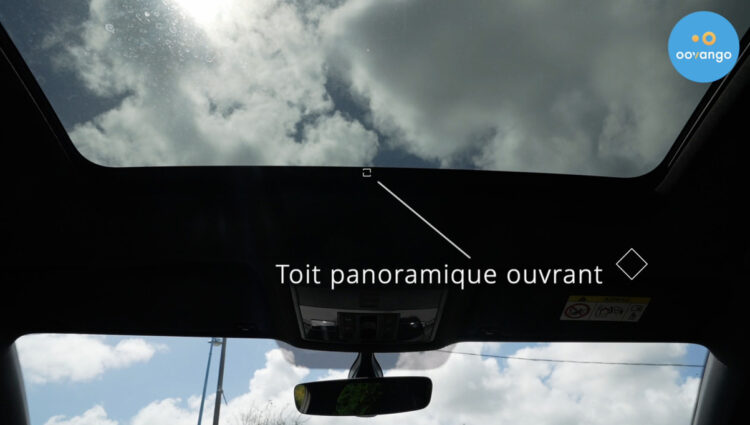 Toit panoramique ouvrant