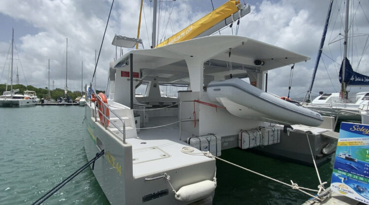 Catamaran électrique au Martinique Boat Show 2022