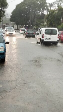 Inondation route Cayenne